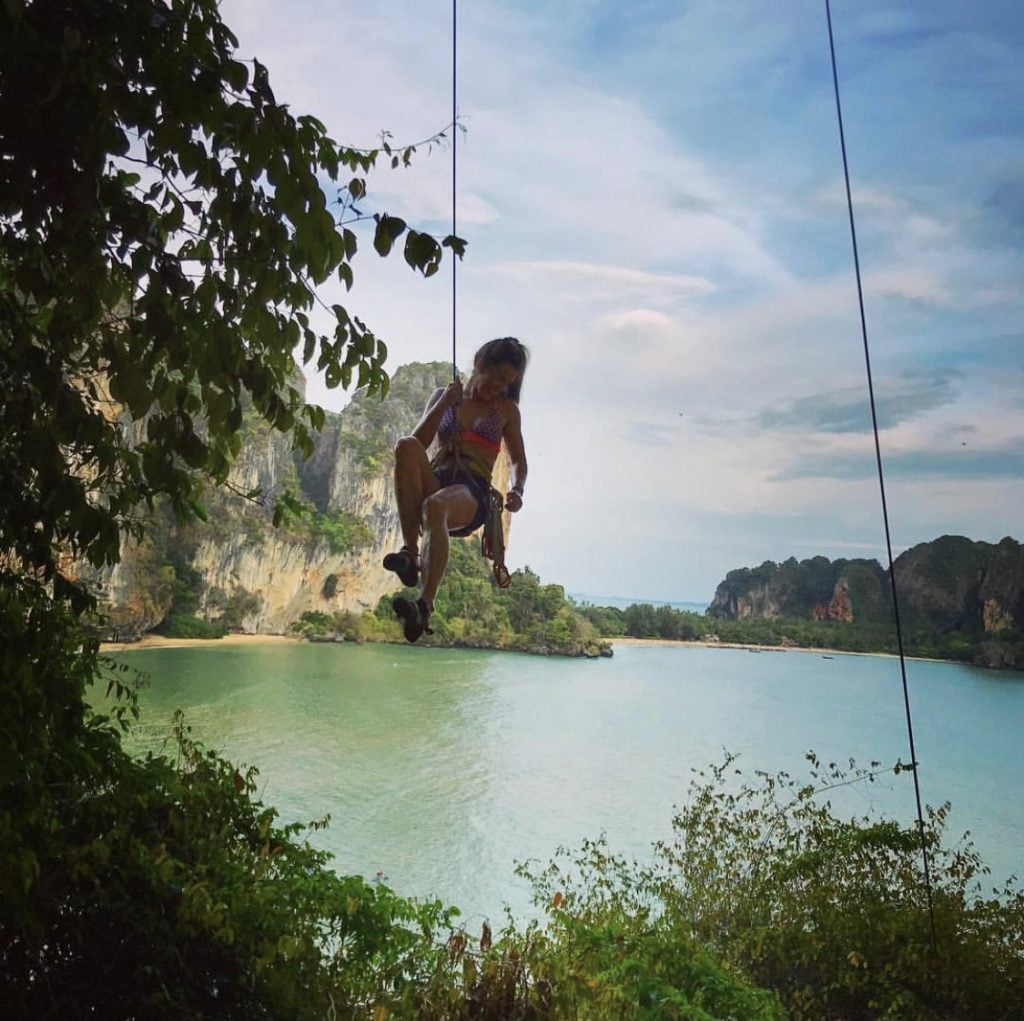 Rock Climbing in Tonsai Bay, Thailand 2 climb in thailand on the beach