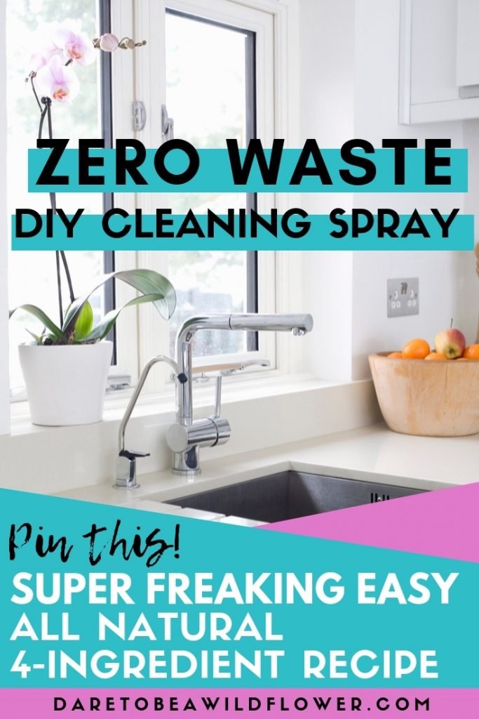 DIY Non-Toxic Citrus Multi-Purpose Cleaner Recipe 5 cleaning spray recipe zero waste diy