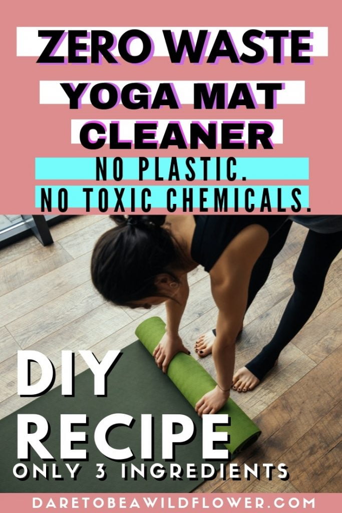 How to Make Your Own DIY Yoga Mat Cleaner 9 zero waste all natural vegan yoga mat cleaner. diy recipe with only 3 ingredients