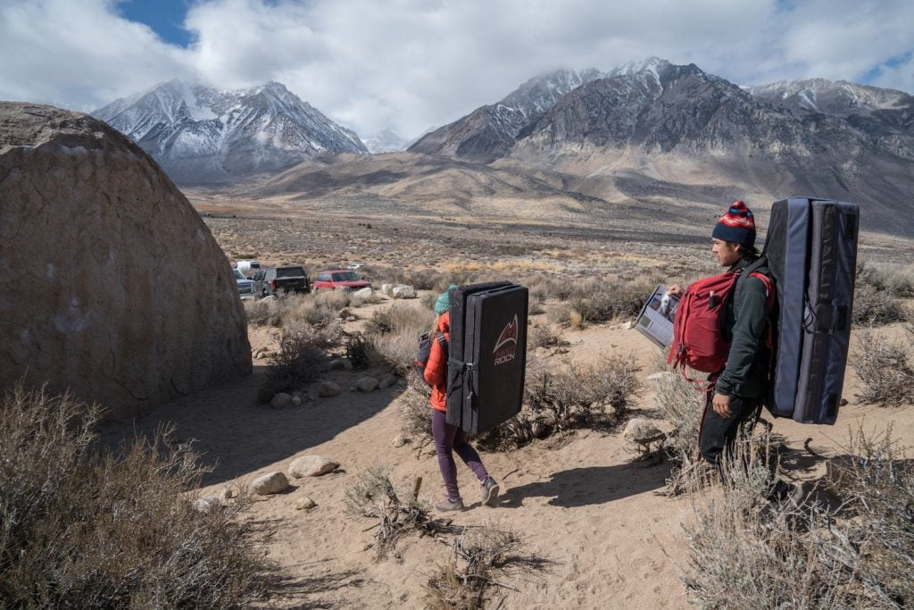 #LoveYourCrag: 34 Ways Climbers Can Protect Their Crags and Planet 23 hike on trail during the approach to the crag or boulder
