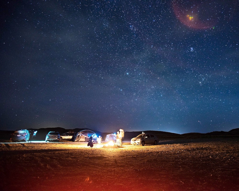 blm camping outside of joshua tree