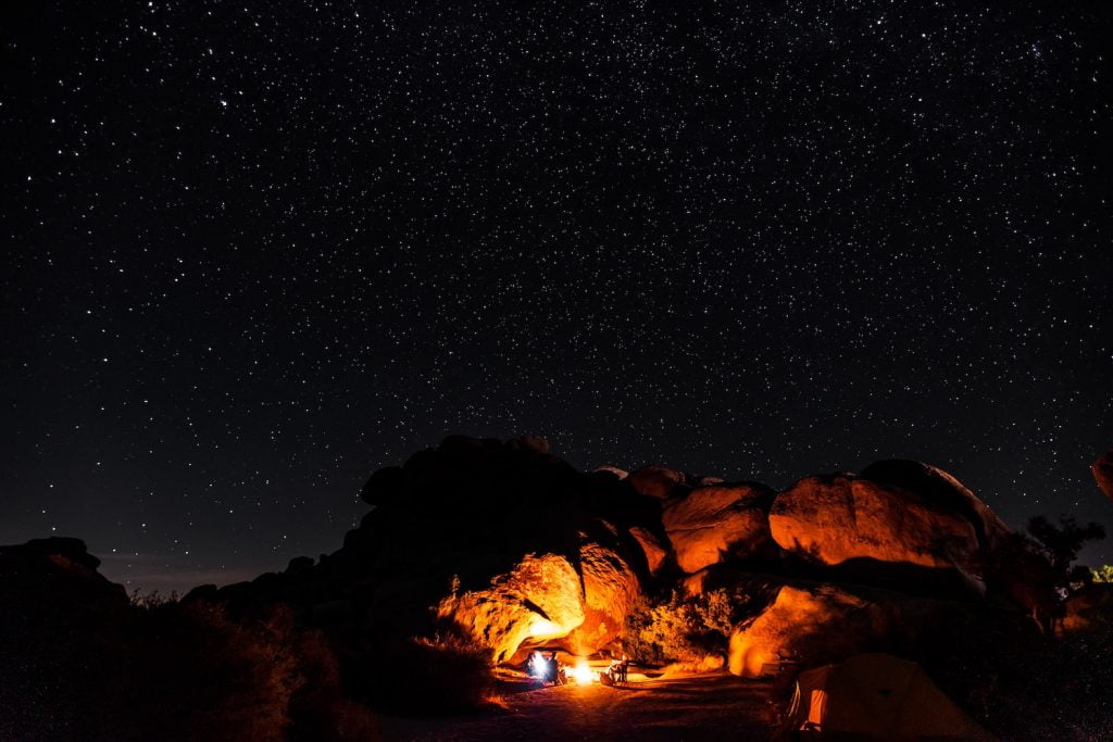 camping in joshua tree