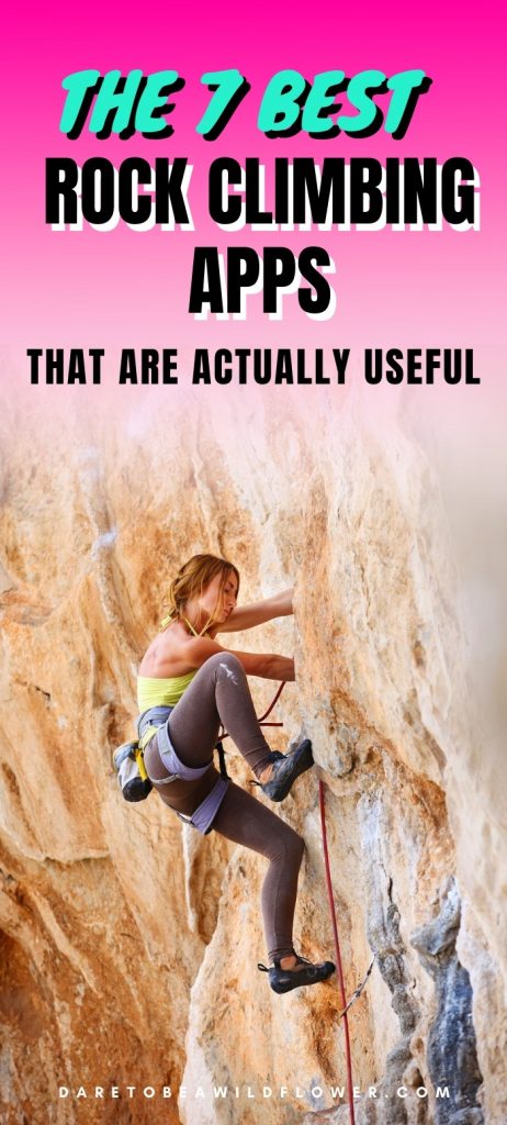 7 Best Rock Climbing Apps 16 The 7 best rock climbing apps that are actually useful | young woman rock climbing outdoors