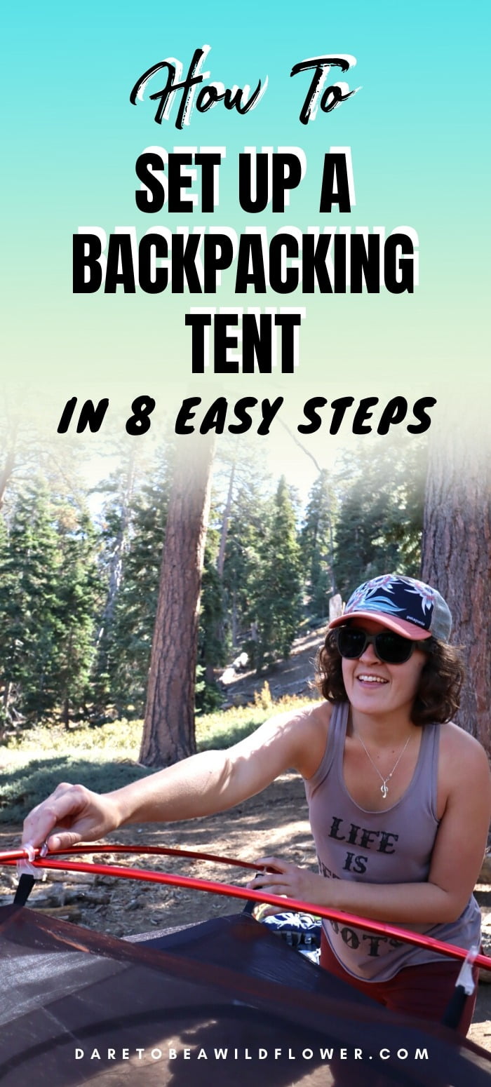 How To Put Up a Backpacking Tent By Yourself: 8 Easy Steps