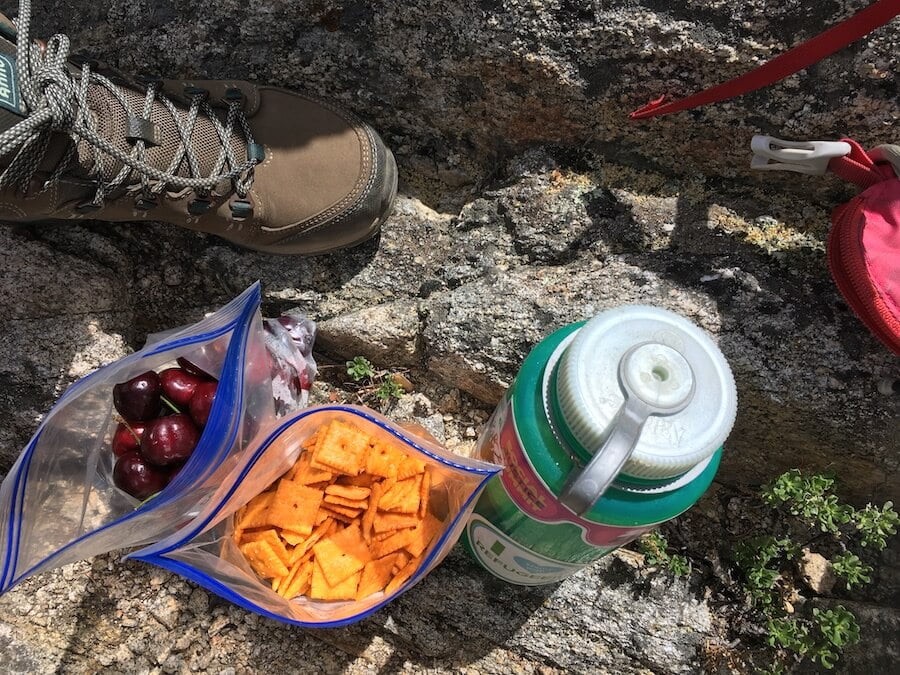 Most forgotten camping items that should definitely be on your checklist! 3 Cheese crackers and cherries
