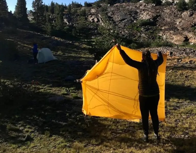How Should You Pack a Wet Tent? 4 dry the tent in the sun